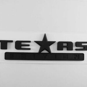 Emblema Texas Edition Universal Color Negro