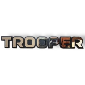 Emblema Chevrolet Trooper Campero Lateral Negro