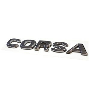Emblema Corsa Cromo 1.3, 1.4, 1.6, 1.7 chevrolet